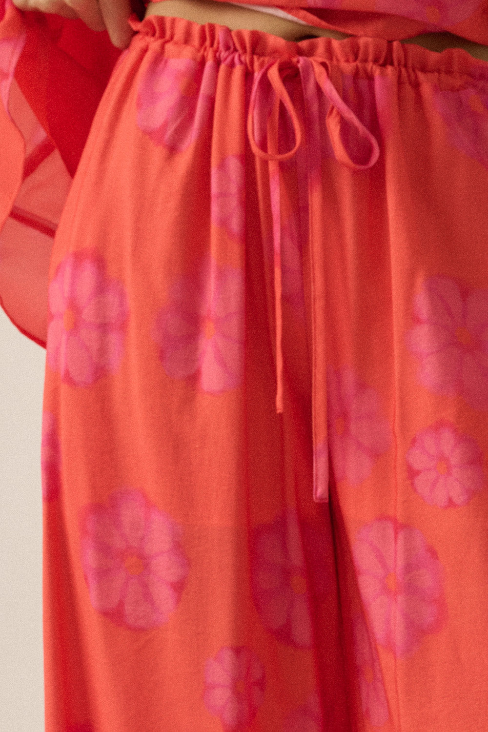 Coral Coast Floral Pant Set