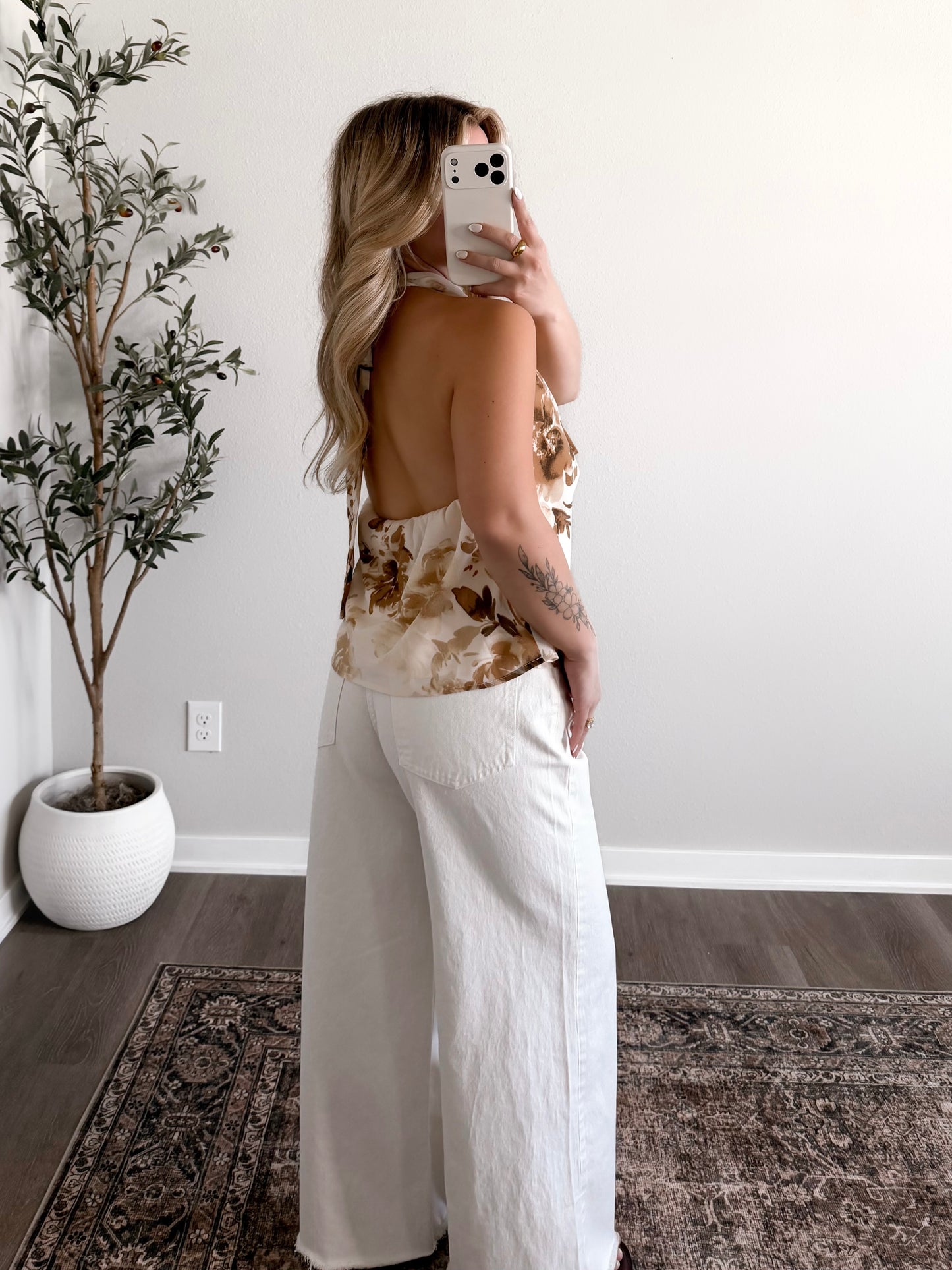 Golden Gallery Halter Top