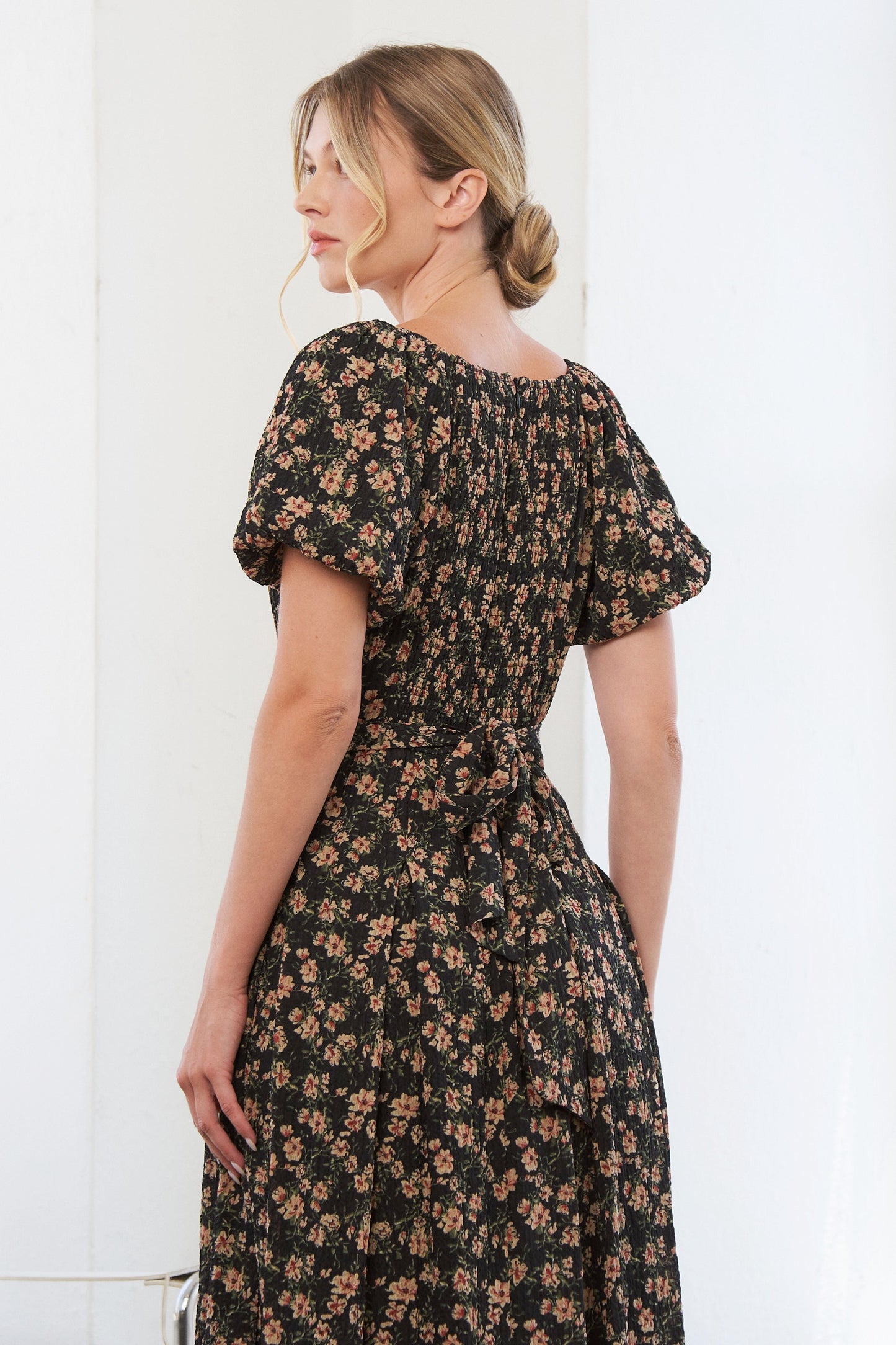 Arden Floral Midi Dress