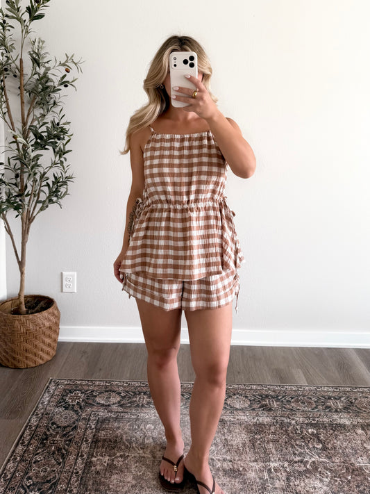 Maple Market Gingham Set