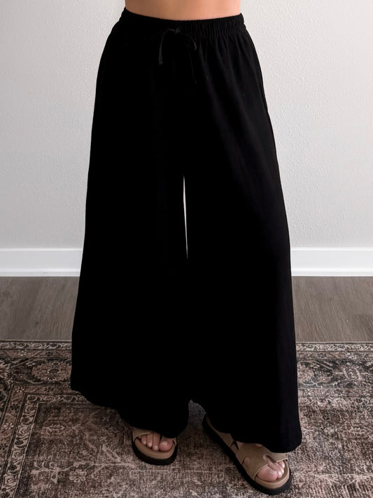 Long Day Linen Wide Leg Pant (PREORDER EST SHIP 5.04)