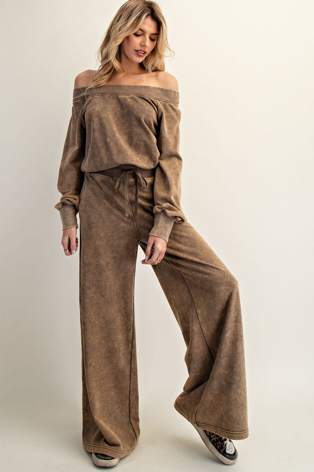 Cocoa Lounge Off Shoulder Jumpsuit