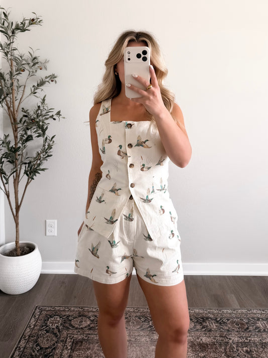 Carolina Coast Duck Short Set (PREORDER EST SHIP 5.04)