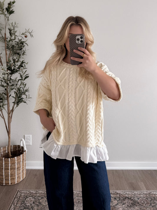 Linden Cable Knit Sweater