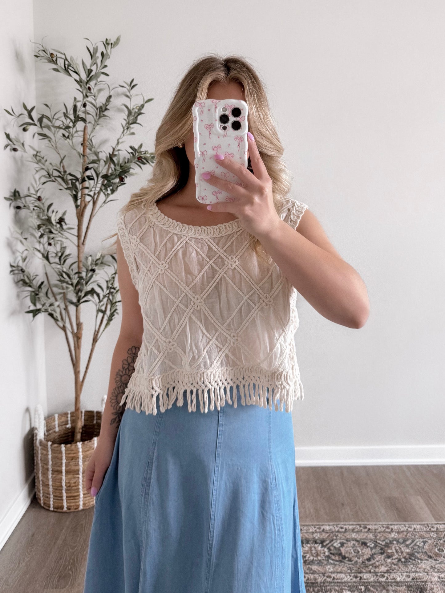 Havana Crochet Boho Top