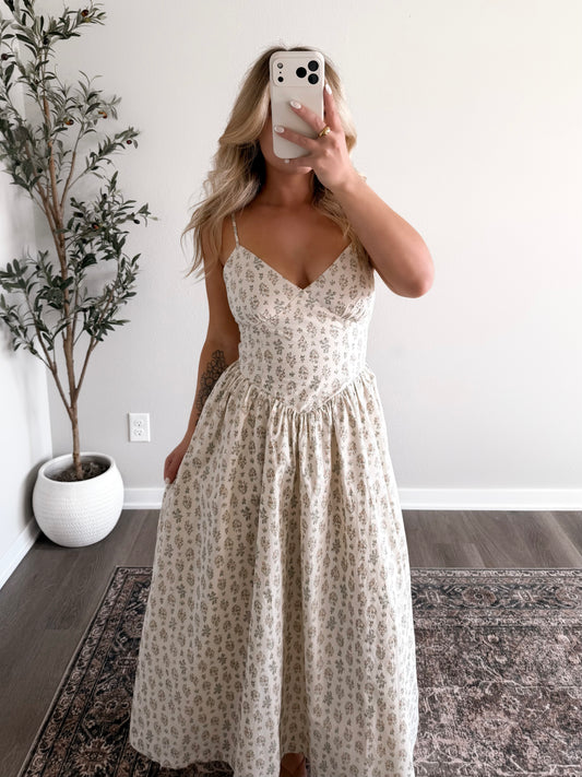 Secret Diary Floral Midi Dress