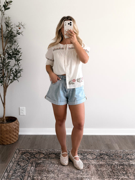 Tulip Fields Floral Top