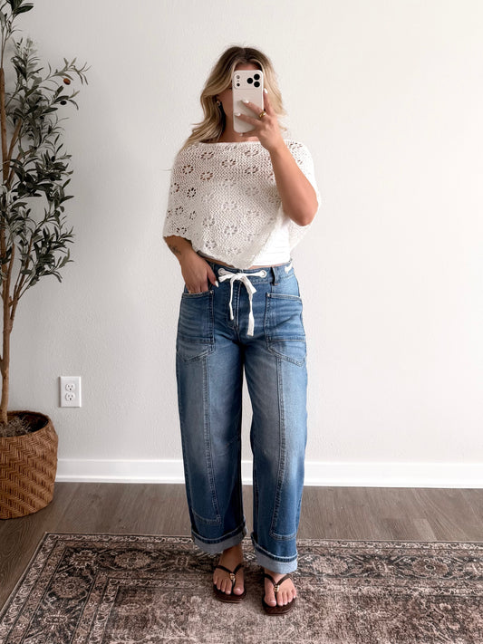 Soft Spoken Knit Poncho Top (coming in new color soon)
