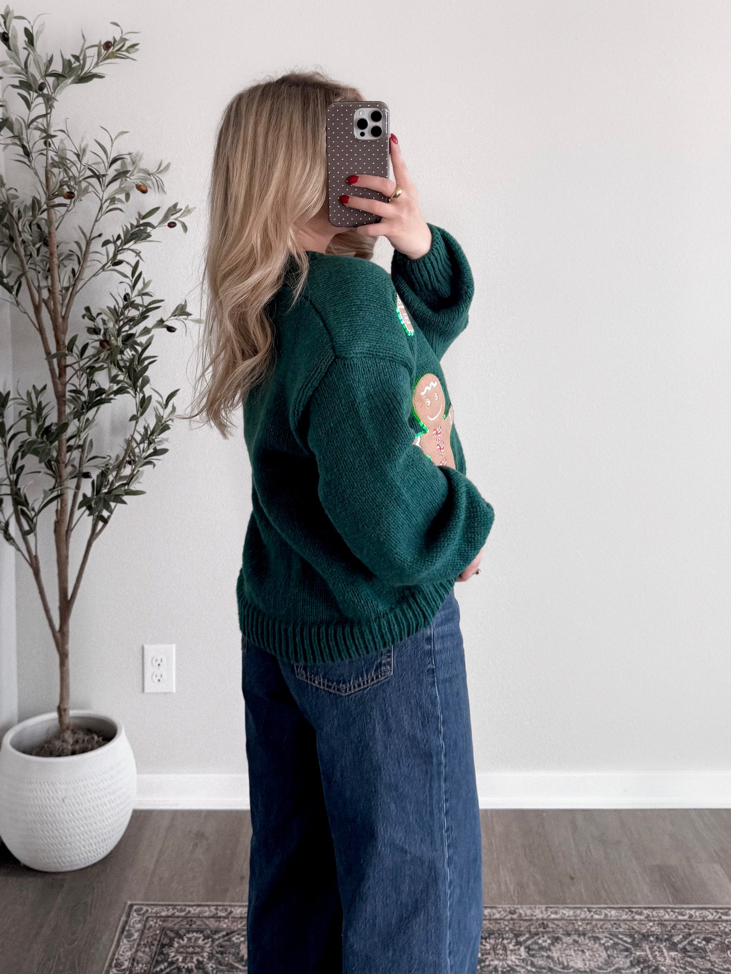 Gingerbread Cookie Cardigan Final Sale