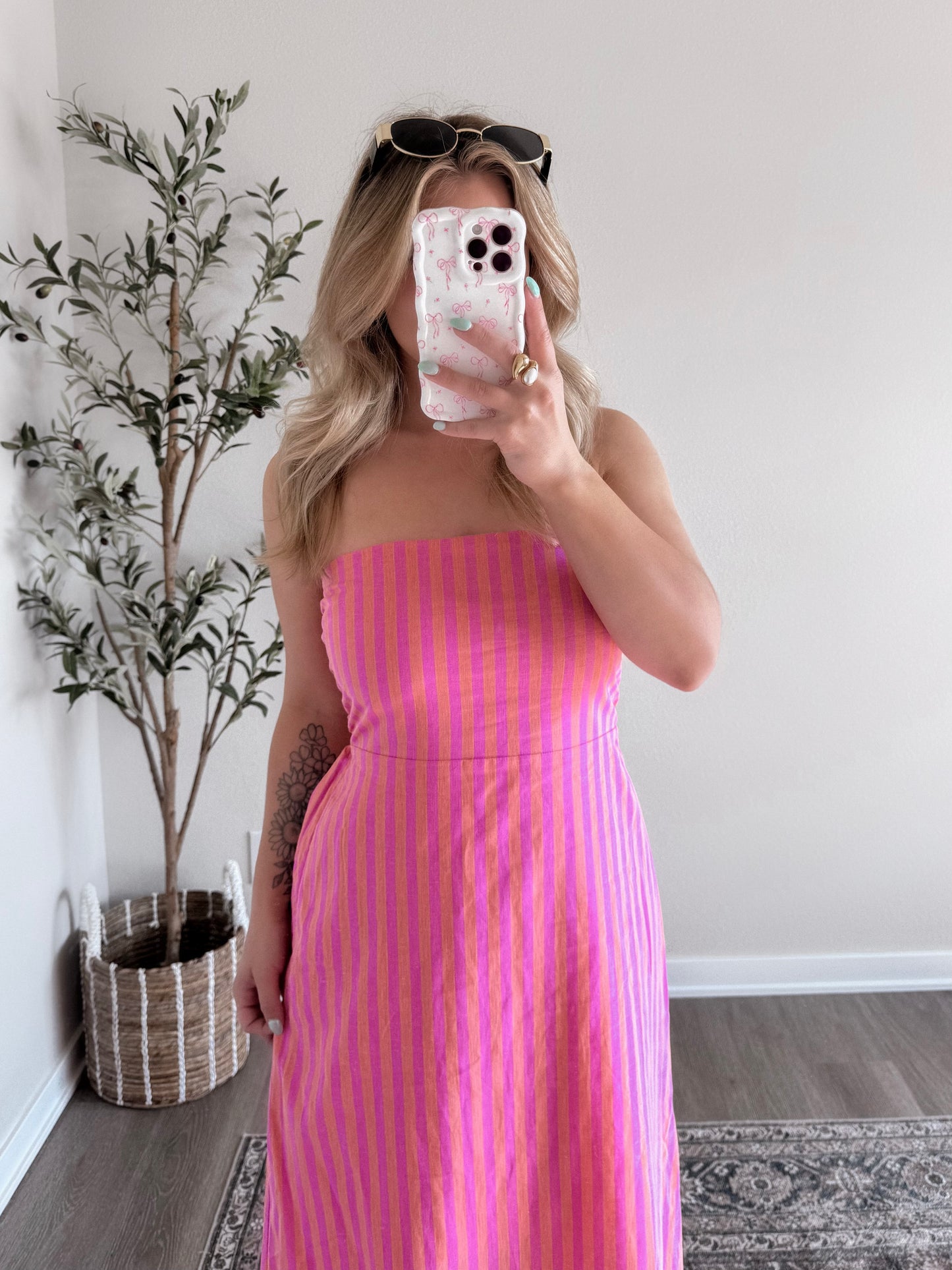 Sherbet Striped Maxi Dress