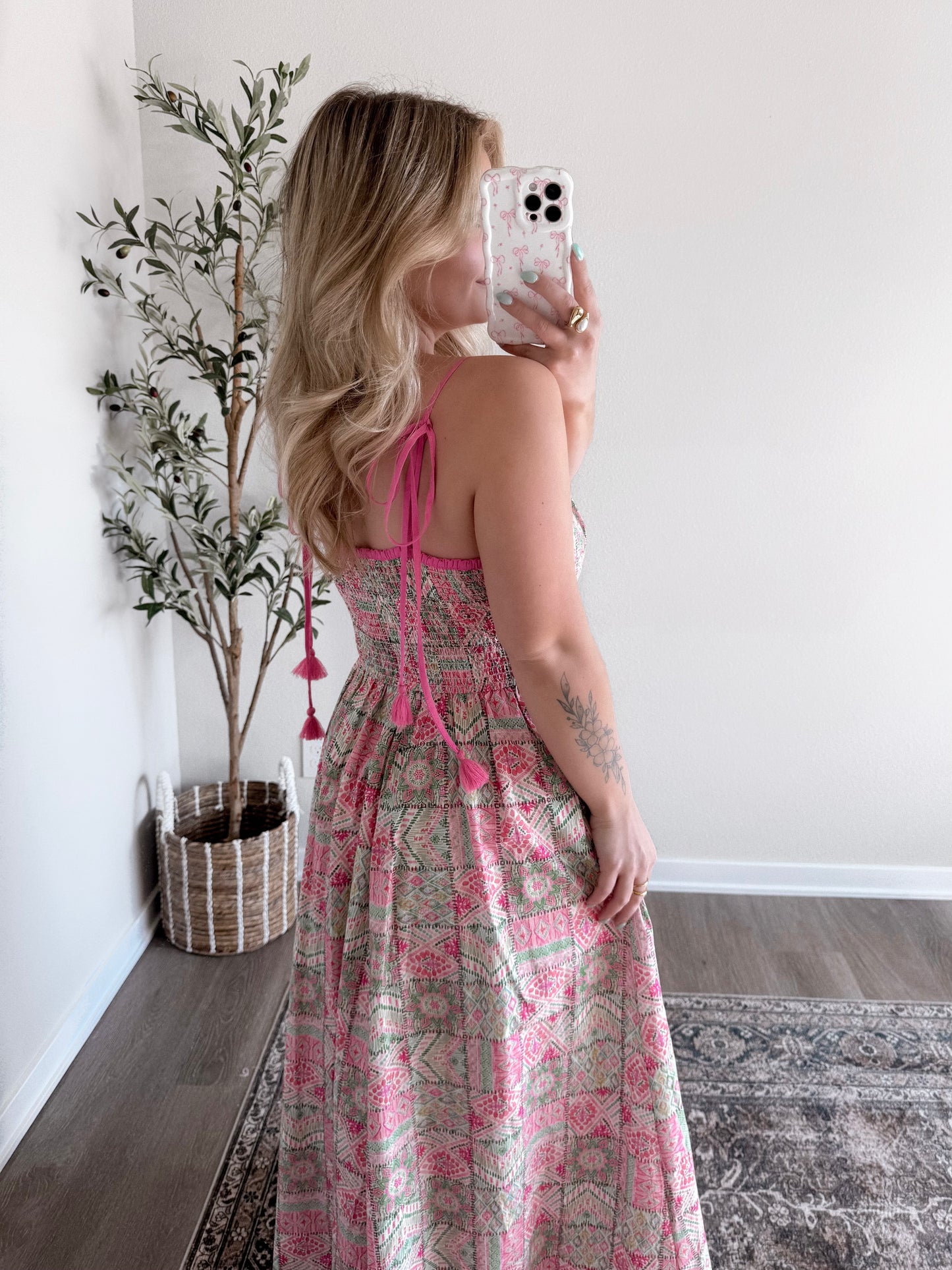 Tropics Patchwork Maxi Dress