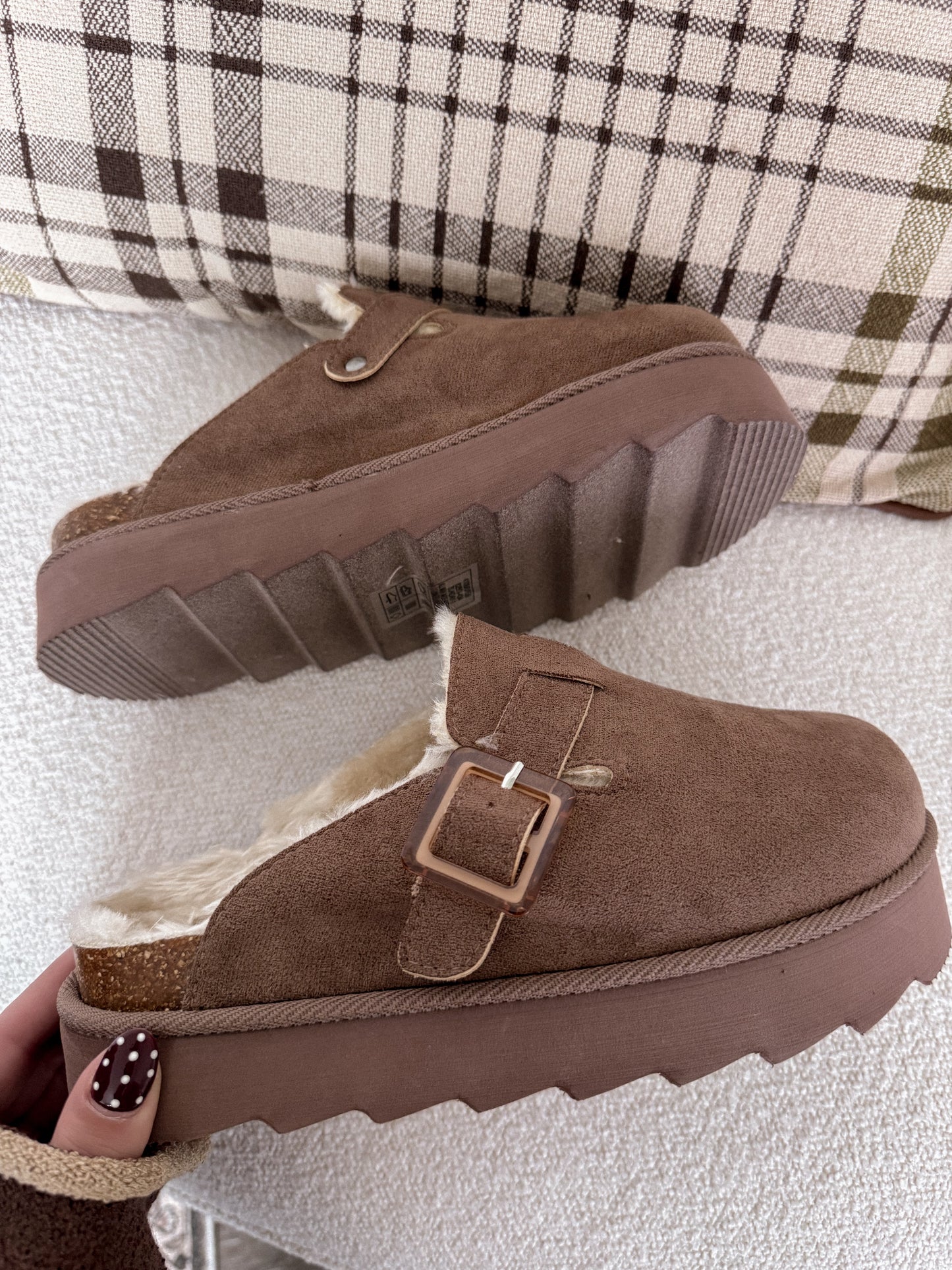 Woodstock Lined Platform Clog