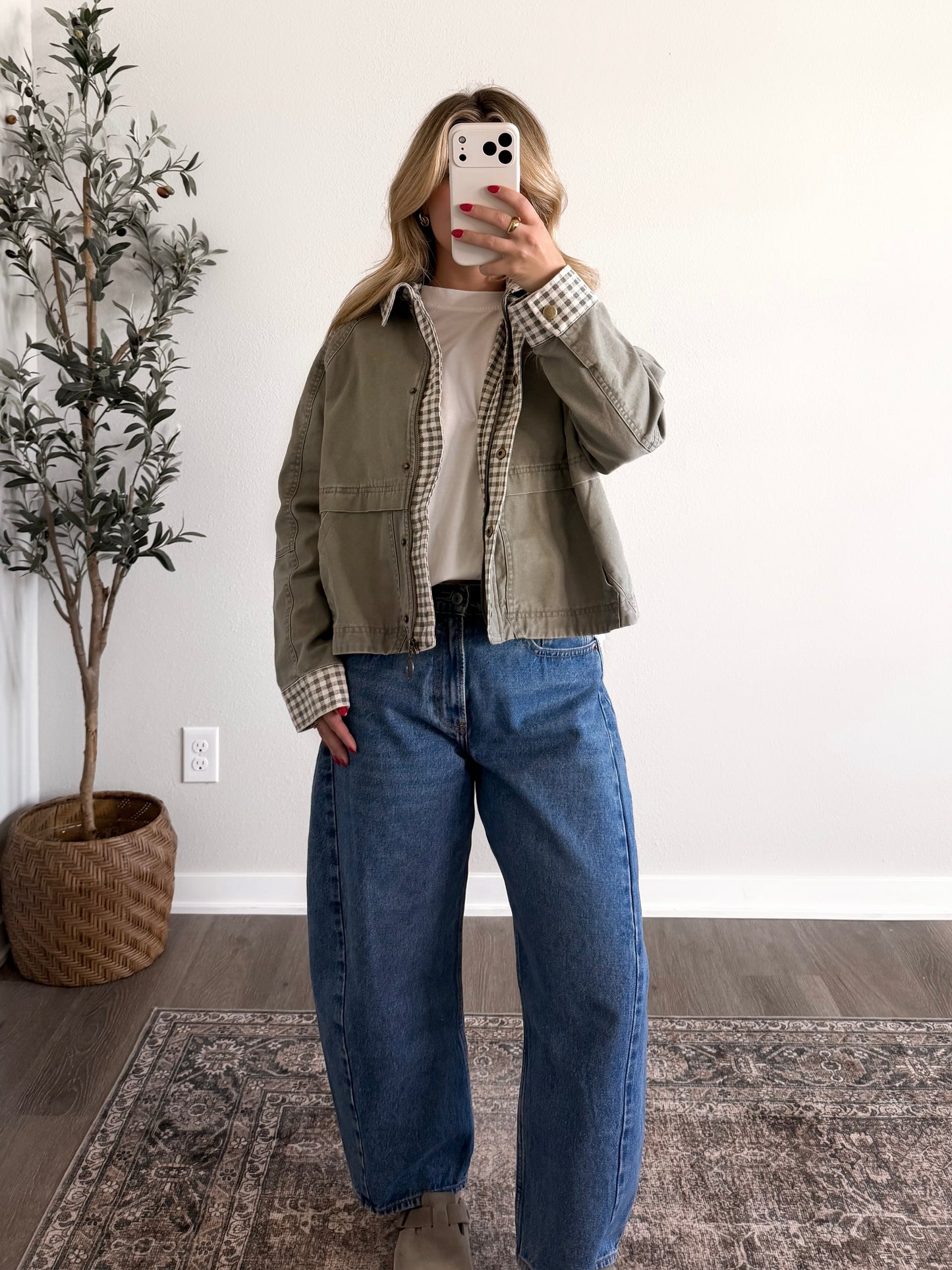 Heritage Gingham Barn Jacket