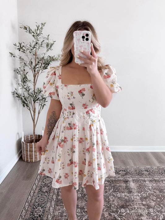 Napa Valley Floral Dress Final Sale