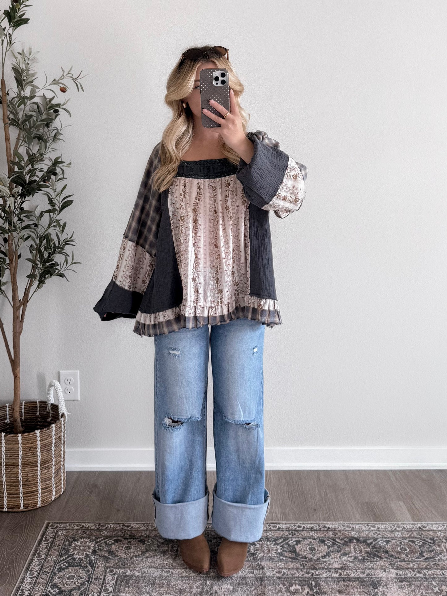 Fall Keepsake Babydoll Blouse