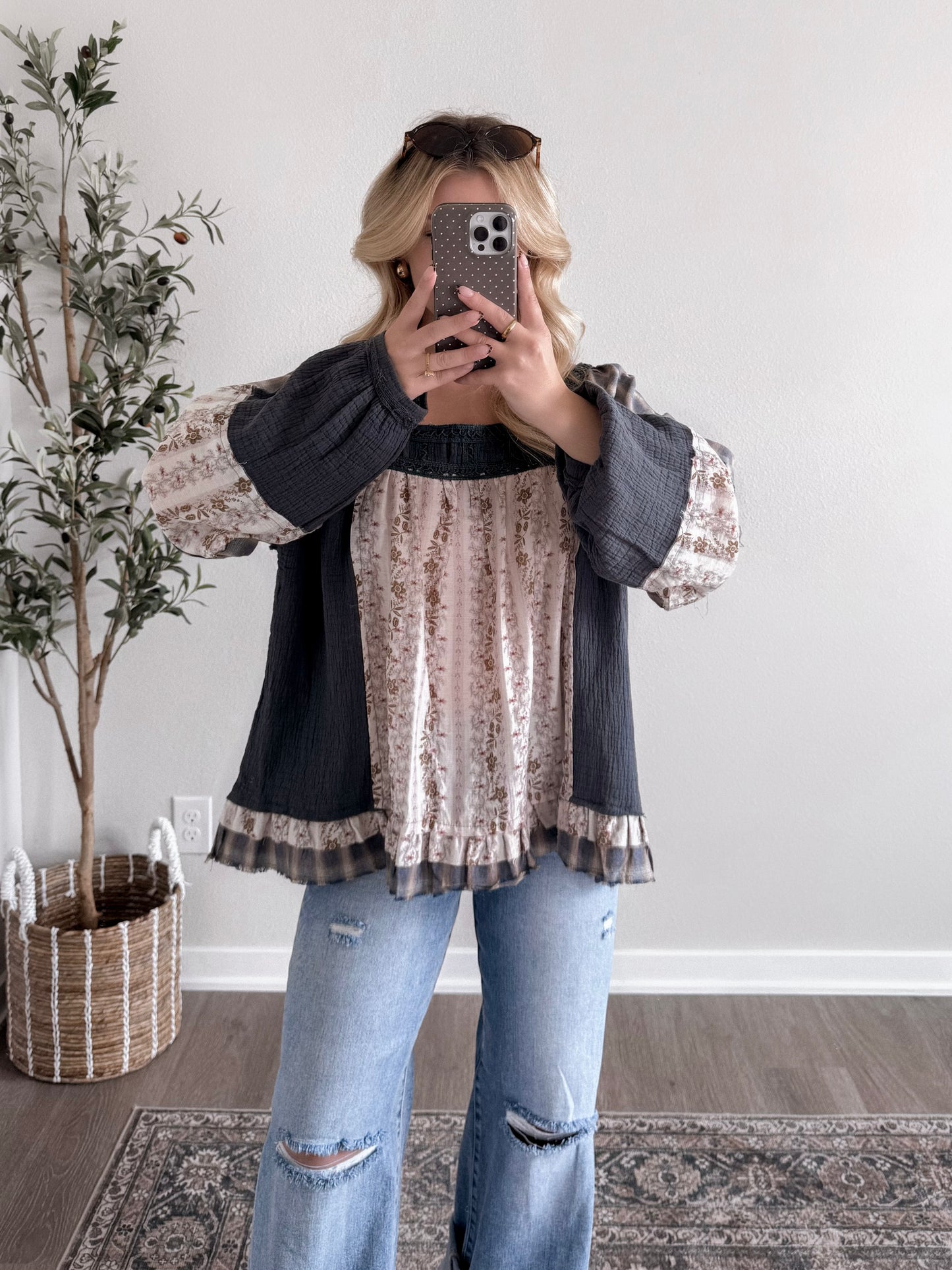 Fall Keepsake Babydoll Blouse