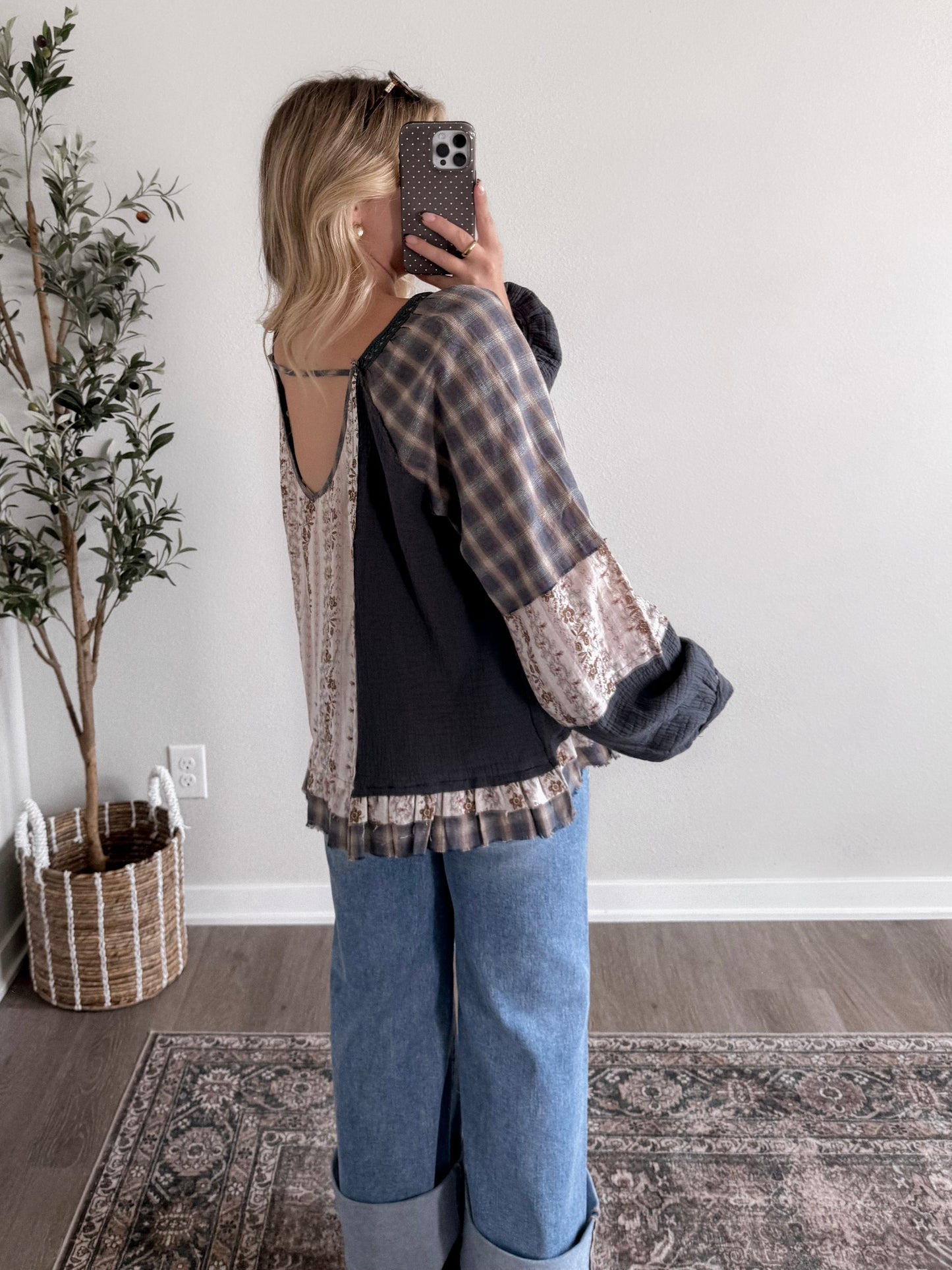 Fall Keepsake Babydoll Blouse