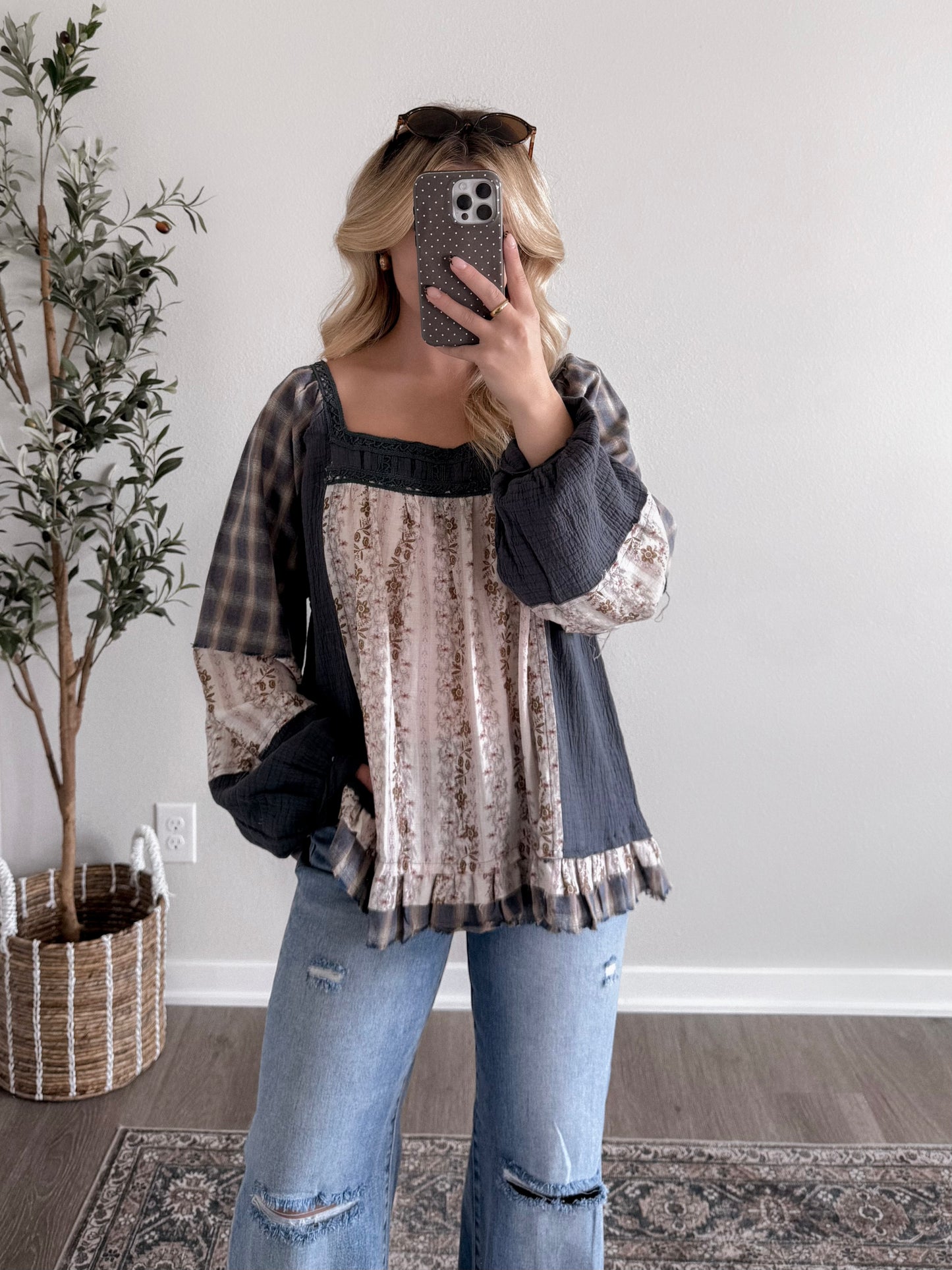 Fall Keepsake Babydoll Blouse