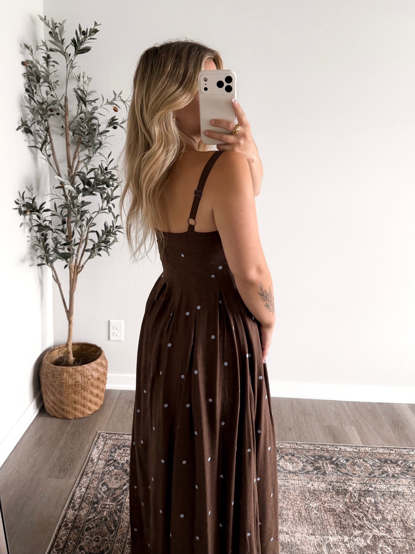 Blueberry Cold Brew Maxi Dress