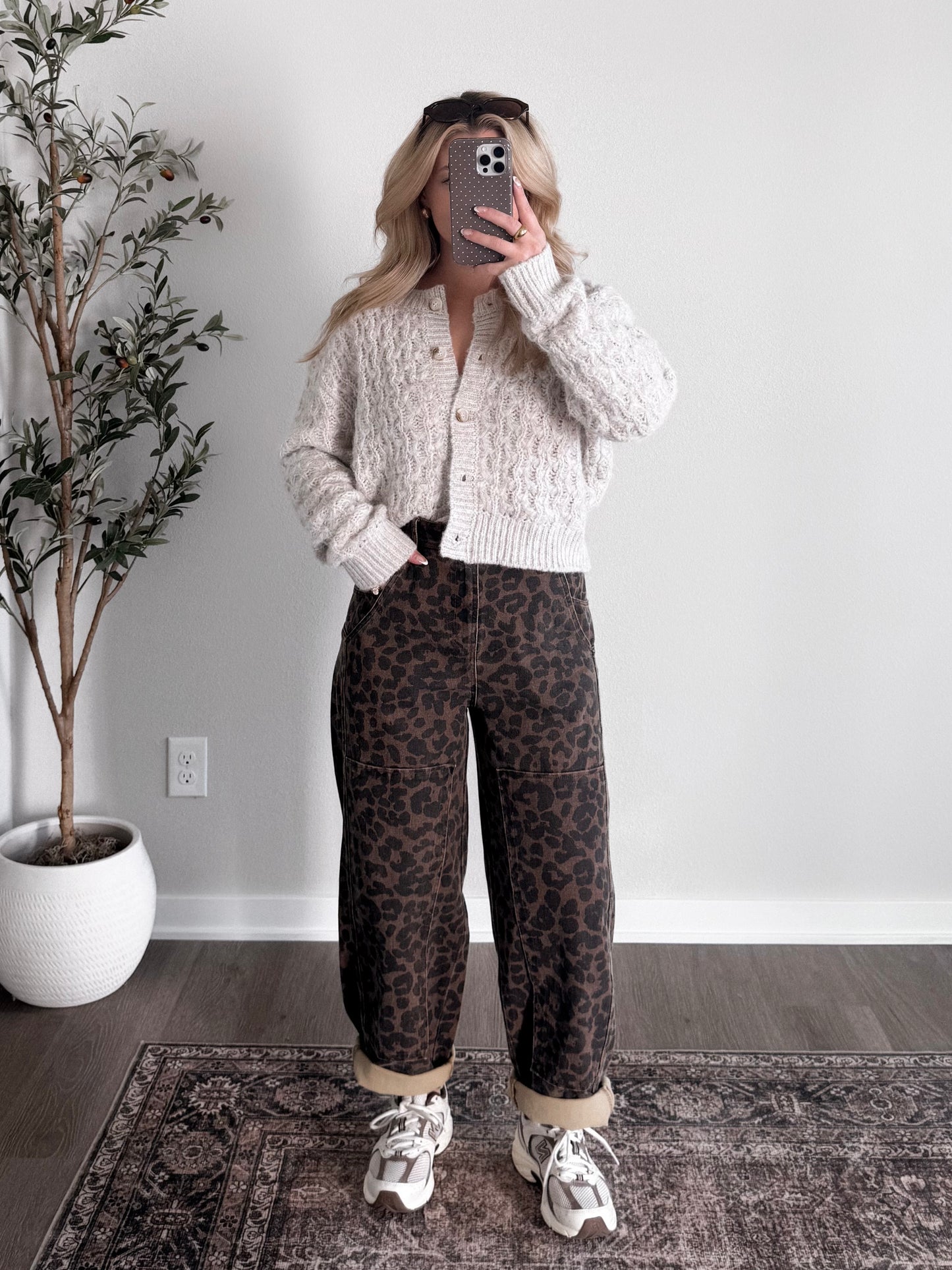 Brookstone Cable Knit Sweater