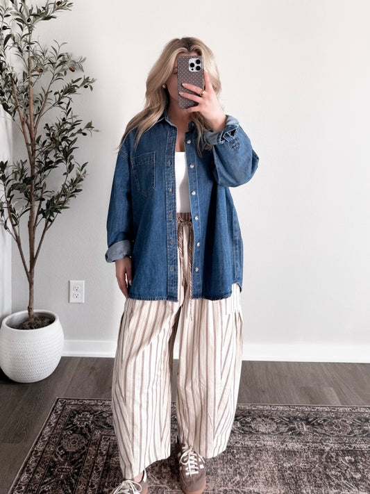 Wyoming Denim Oversized Jacket