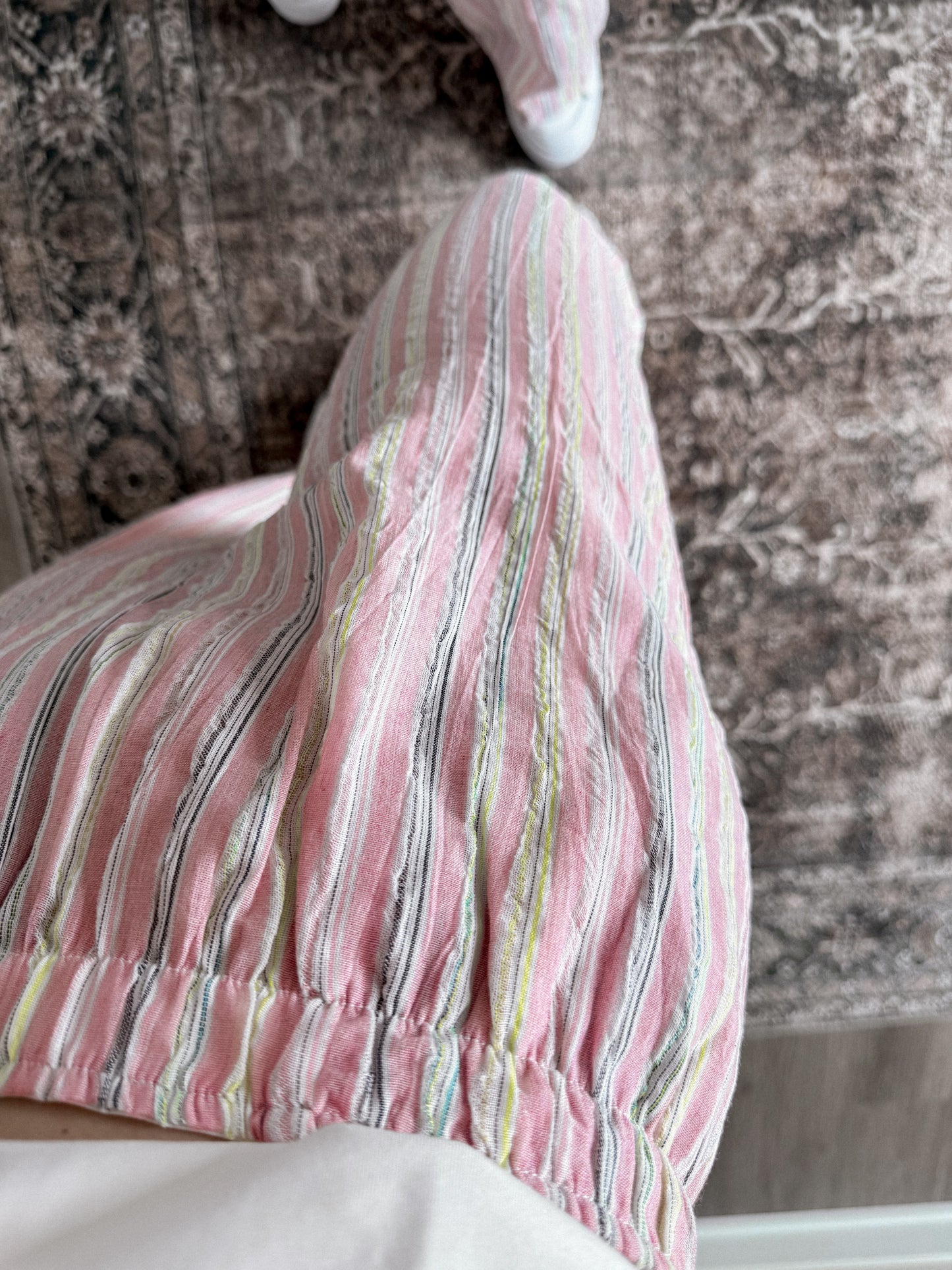 Ariel Striped Lounge Pant / Pink