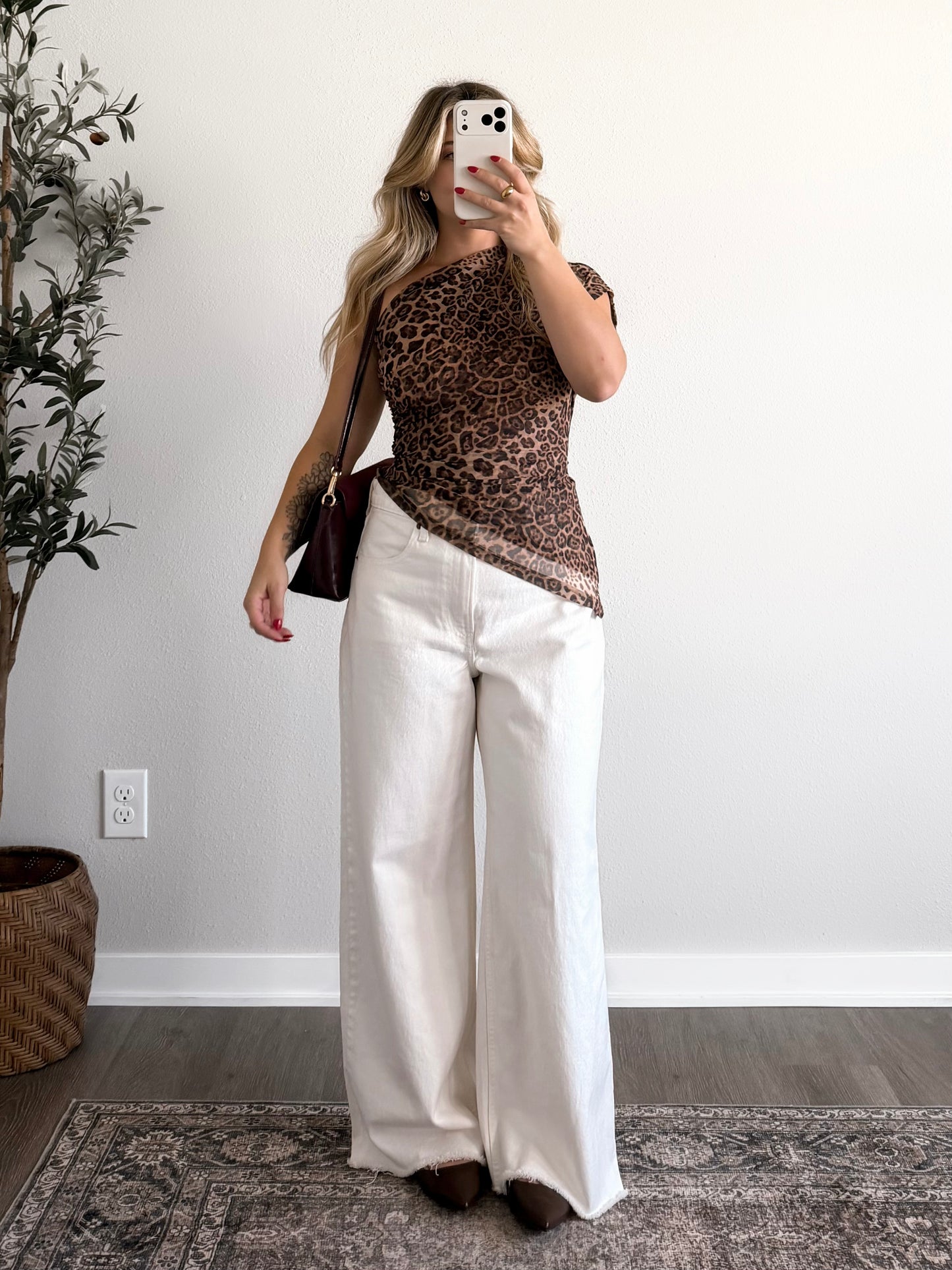 Untamed Leopard Mesh Top (Restocking 10.19)