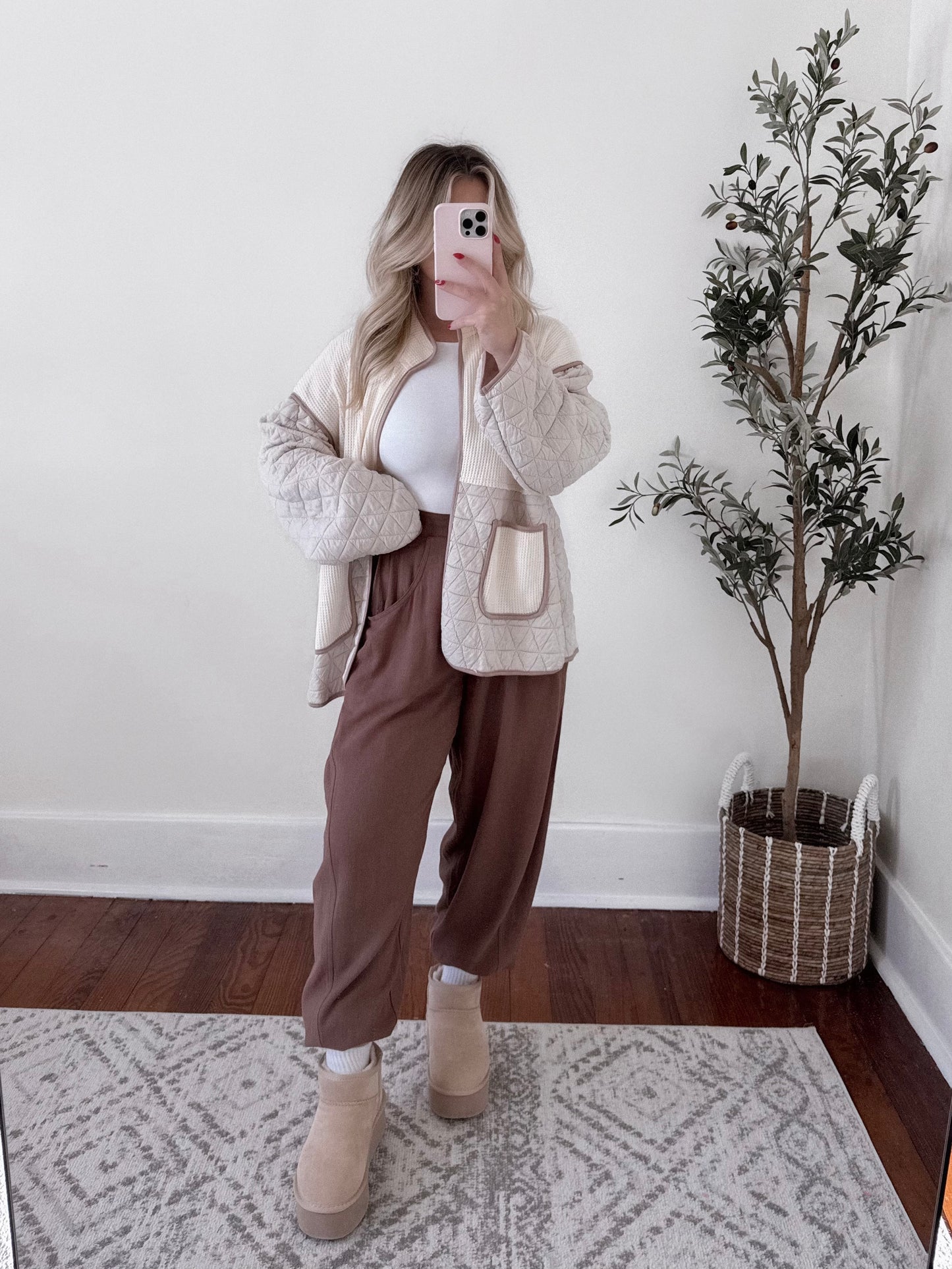 Comfort First Waffle Knit Cardigan Final Sale