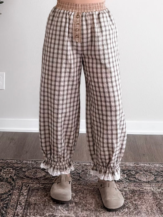 Margot Lace Grid Pant