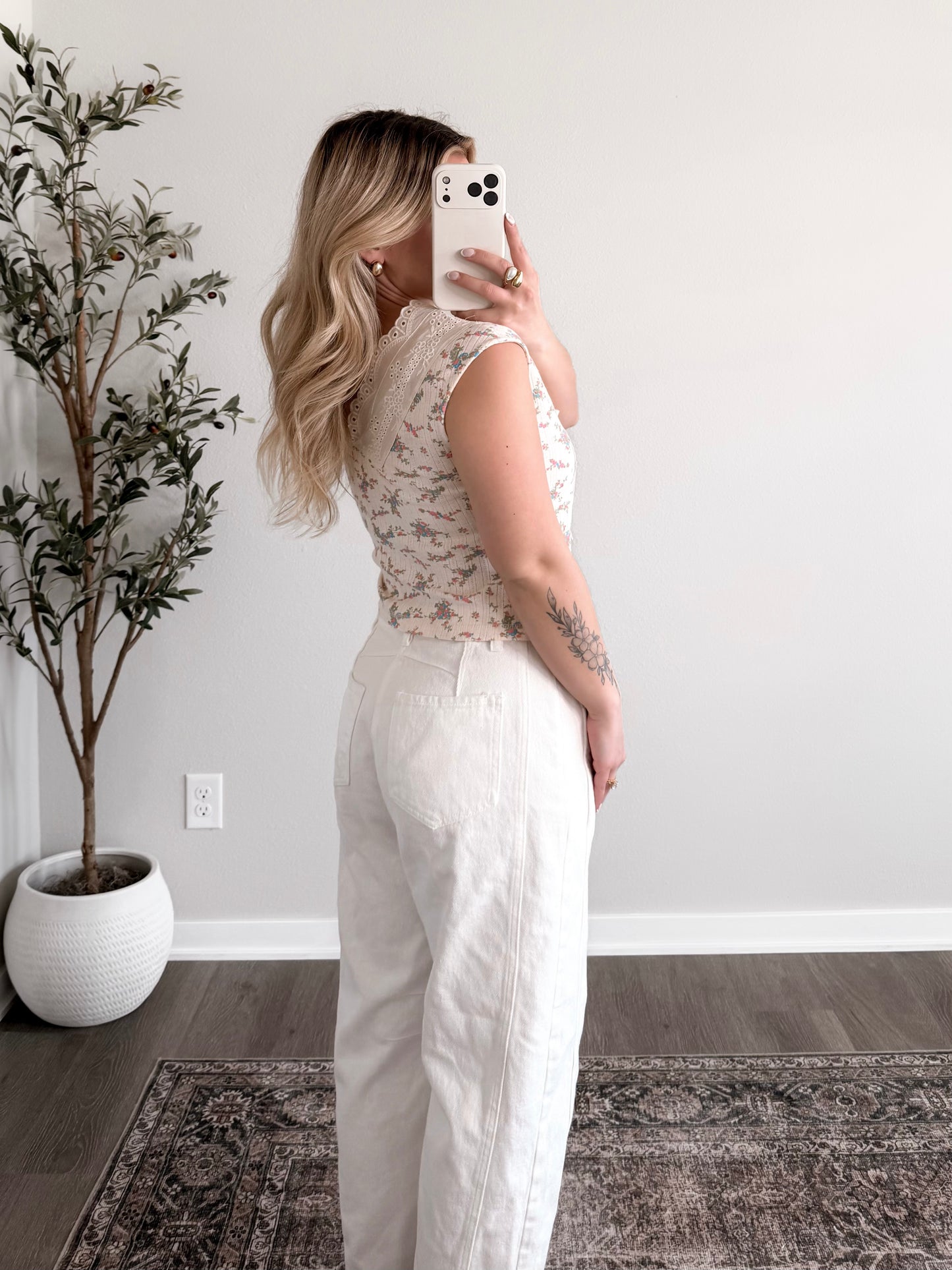 Petal Pop Lace Floral Top