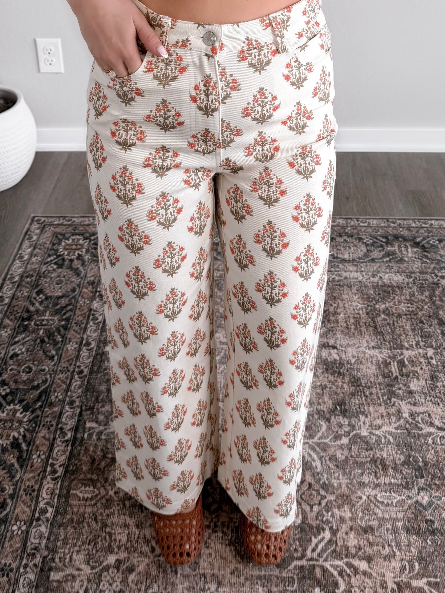 Flora Wide Leg Denim Pant