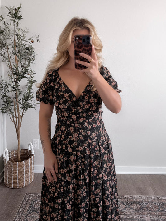 Arden Floral Midi Dress