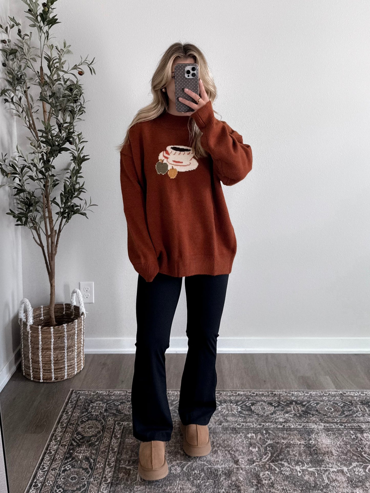 Corner Café Mock Neck Sweater