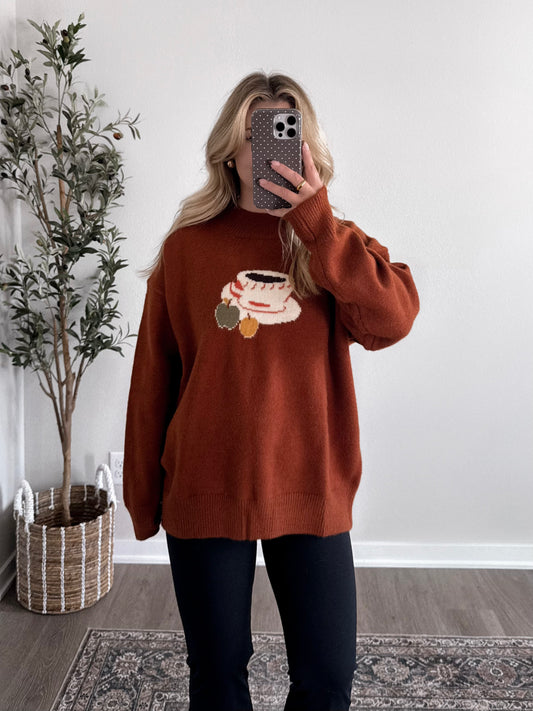 Corner Café Mock Neck Sweater