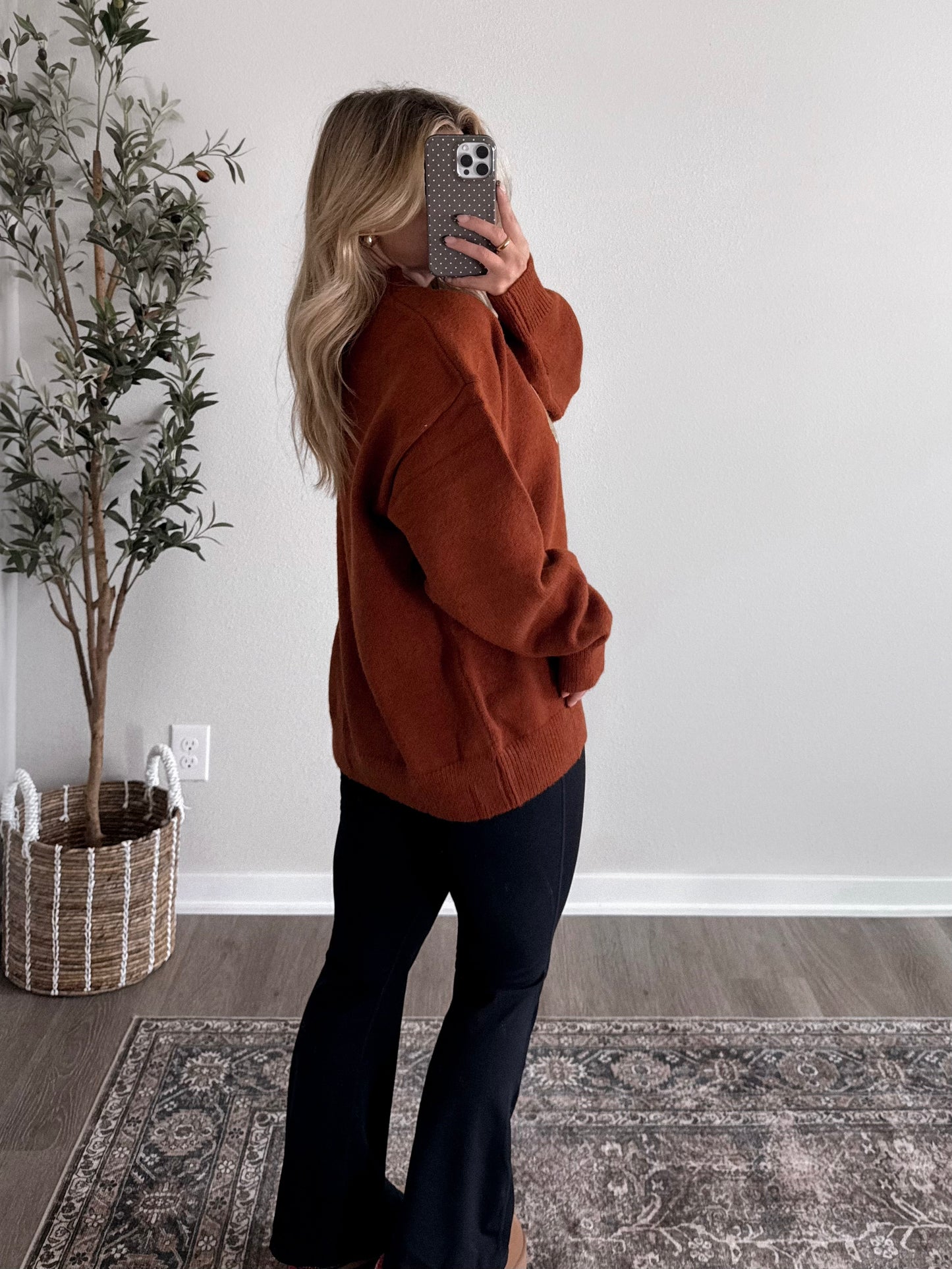 Corner Café Mock Neck Sweater