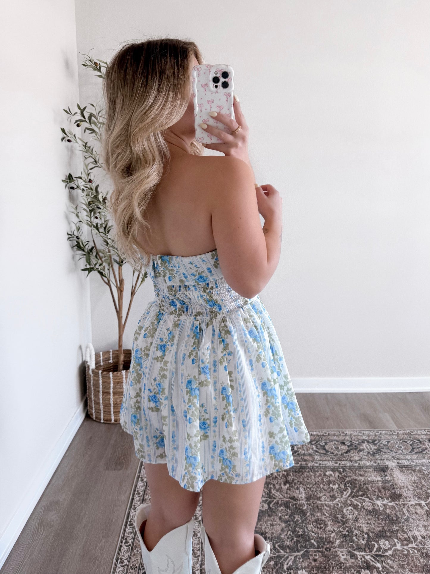 Love Story Floral Romper