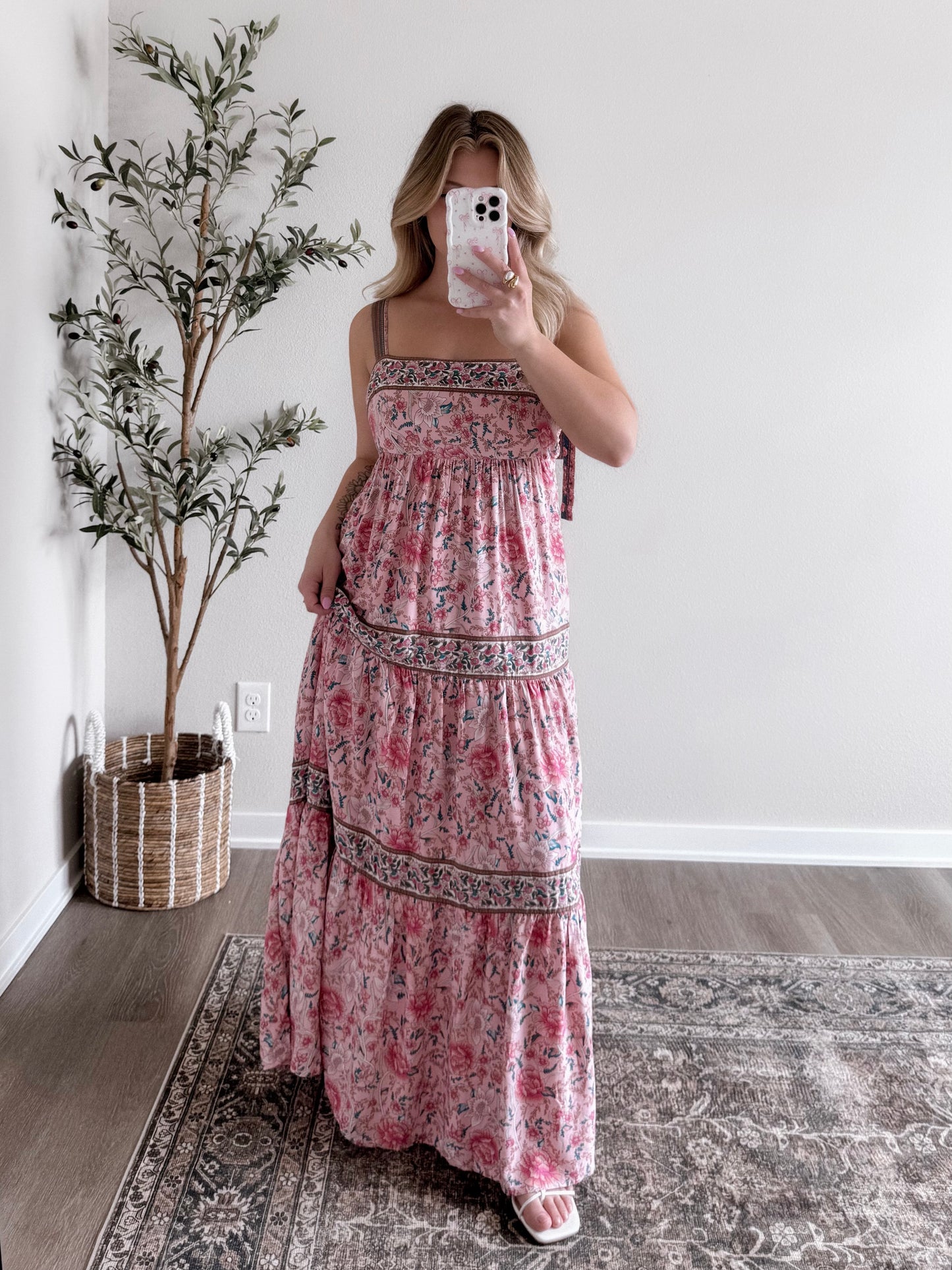 Living In Grace Floral Maxi Dress