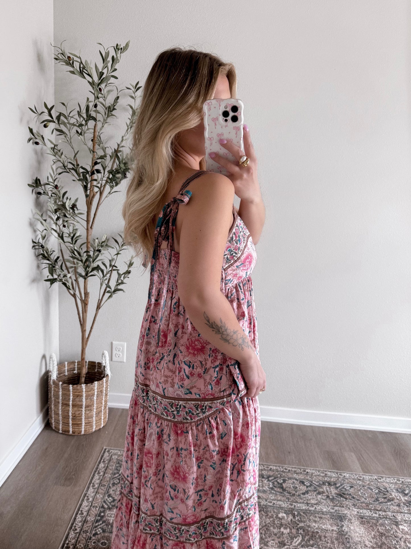Living In Grace Floral Maxi Dress