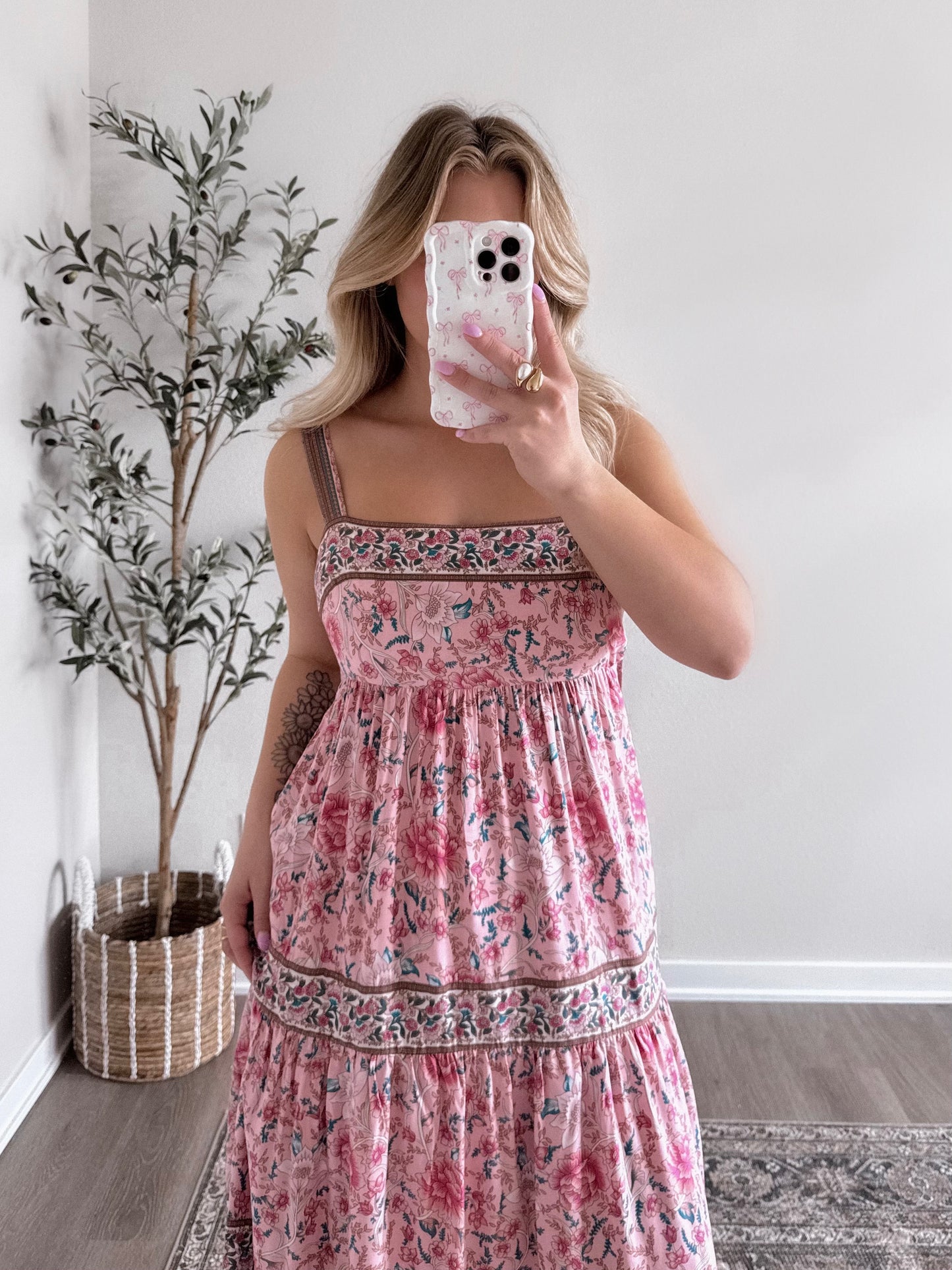 Living In Grace Floral Maxi Dress