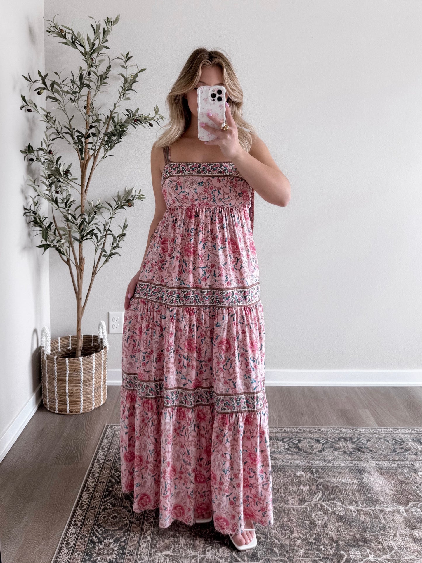 Living In Grace Floral Maxi Dress