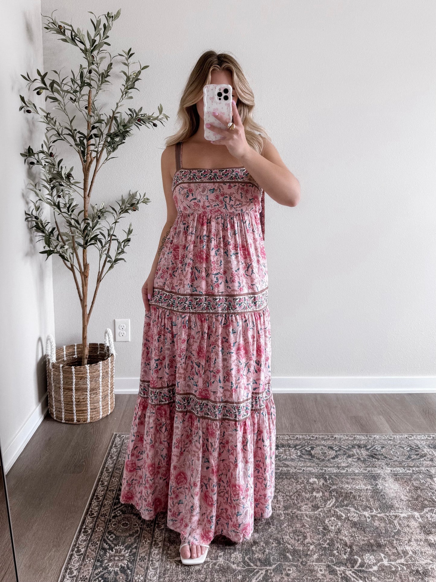Living In Grace Floral Maxi Dress