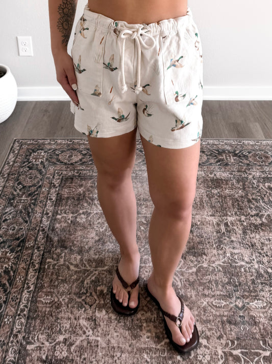 Lake House Duck Shorts