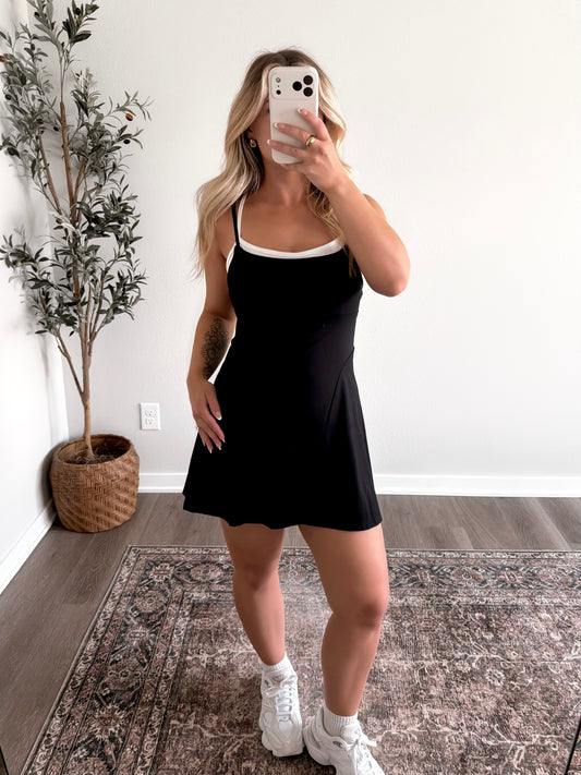 Fairway Athleisure Dress / Black