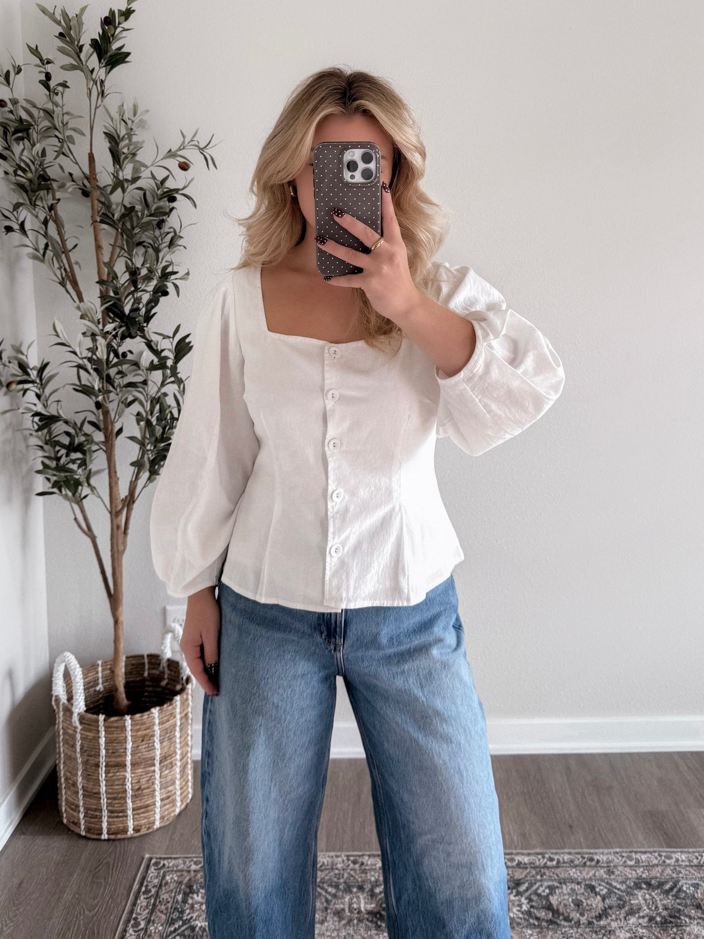 Nesta Square Neck Blouse