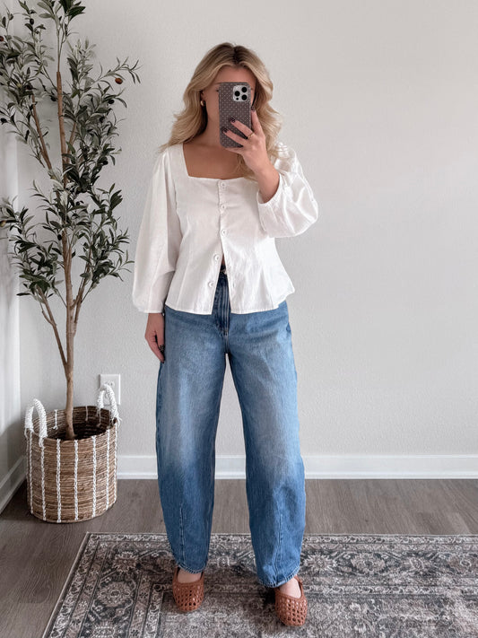 Nesta Square Neck Blouse