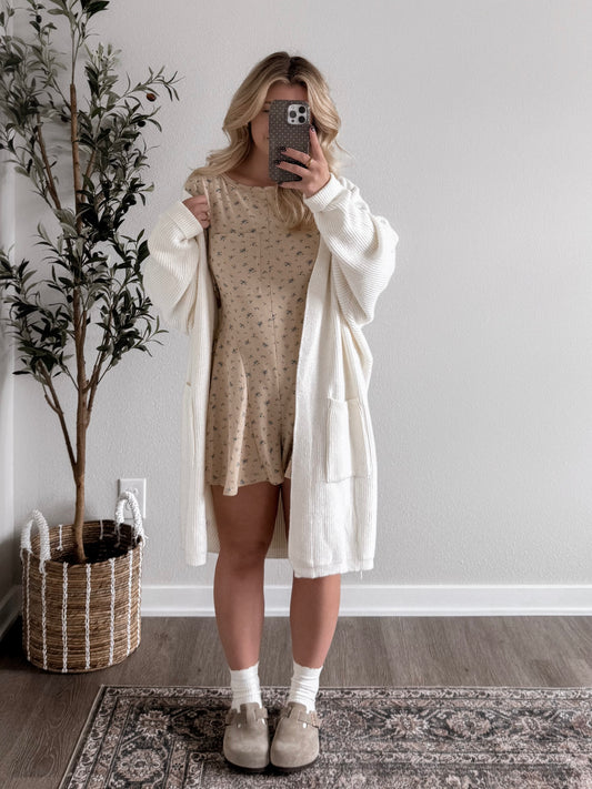 Cozy Bloom Casual Romper