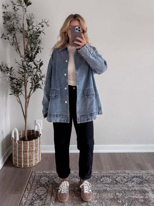 Ridge Corduroy Collared Barn Jacket (Restocking Mid-November)