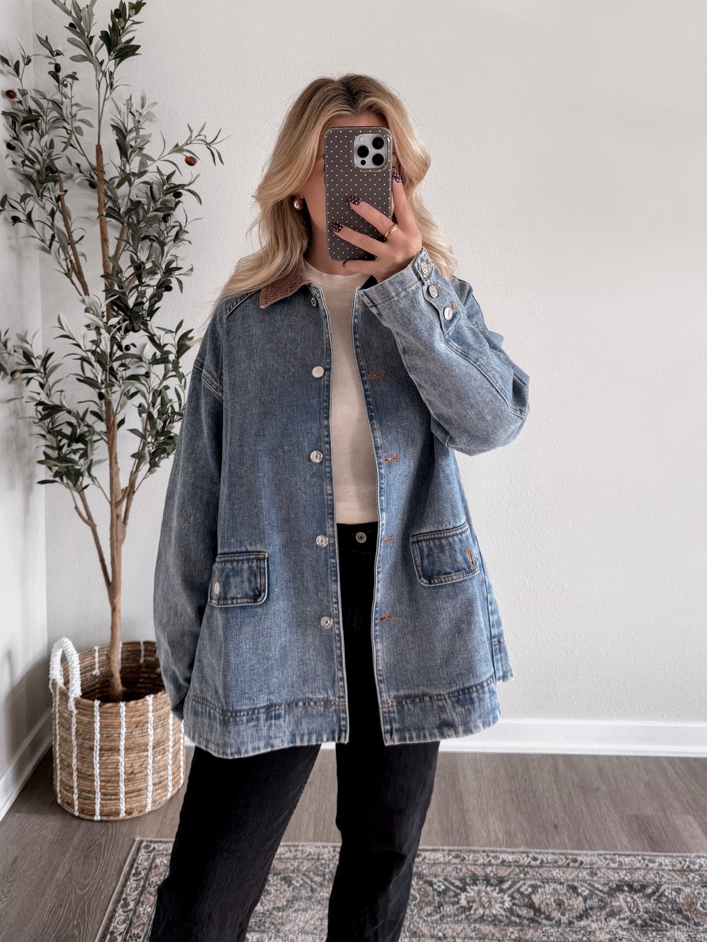 Ridge Corduroy Collared Barn Jacket (Restocking Mid-November)