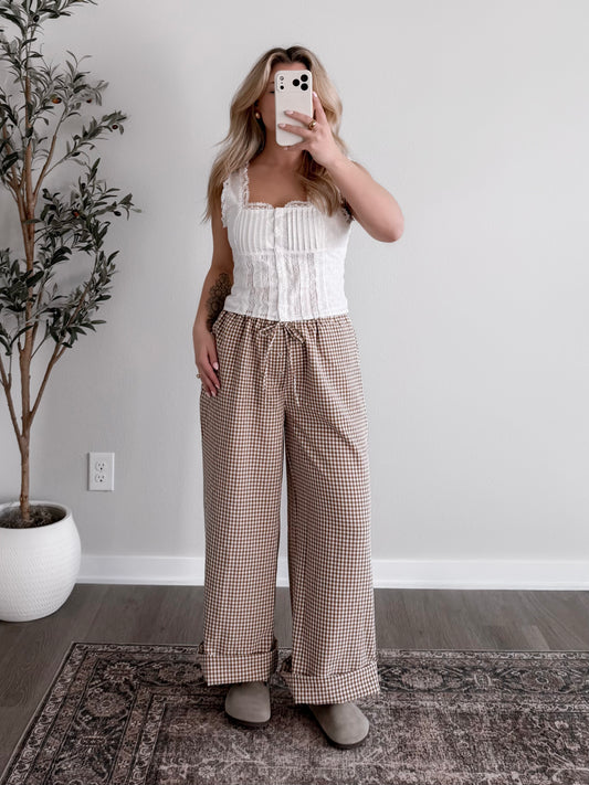 Charlotte Eyelet Lace Tank