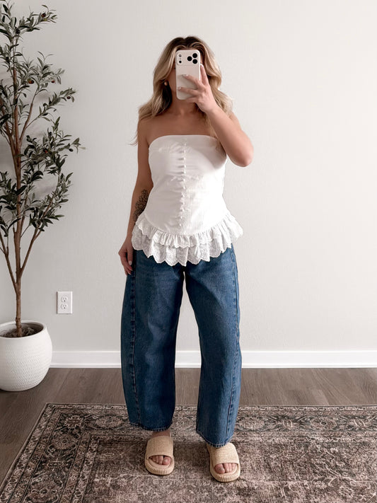 Timeless Gal Strapless Top